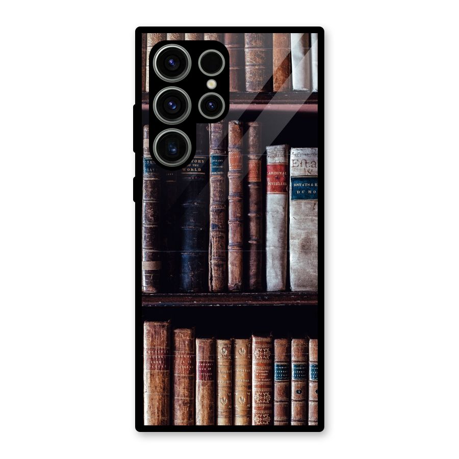 Library Love Glass Back Case for Galaxy S23 Ultra