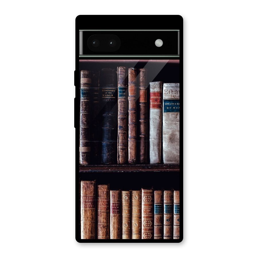 Library Love Glass Back Case for Google Pixel 6a