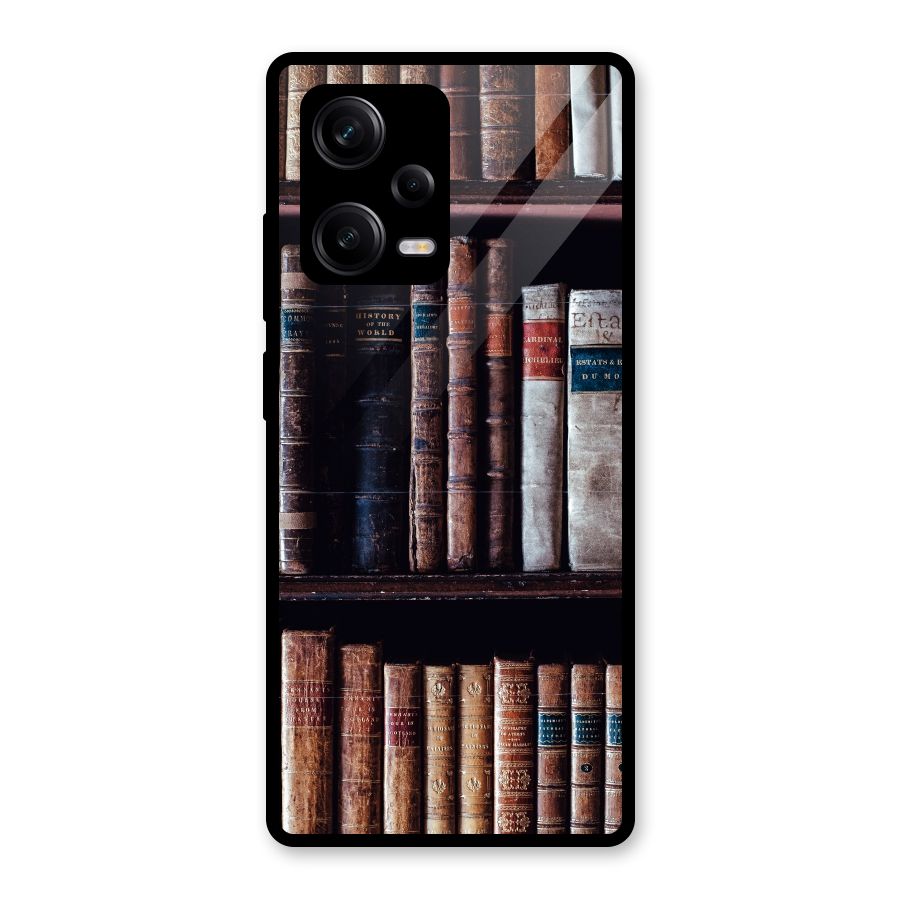 Library Love Glass Back Case for Redmi Note 12 Pro