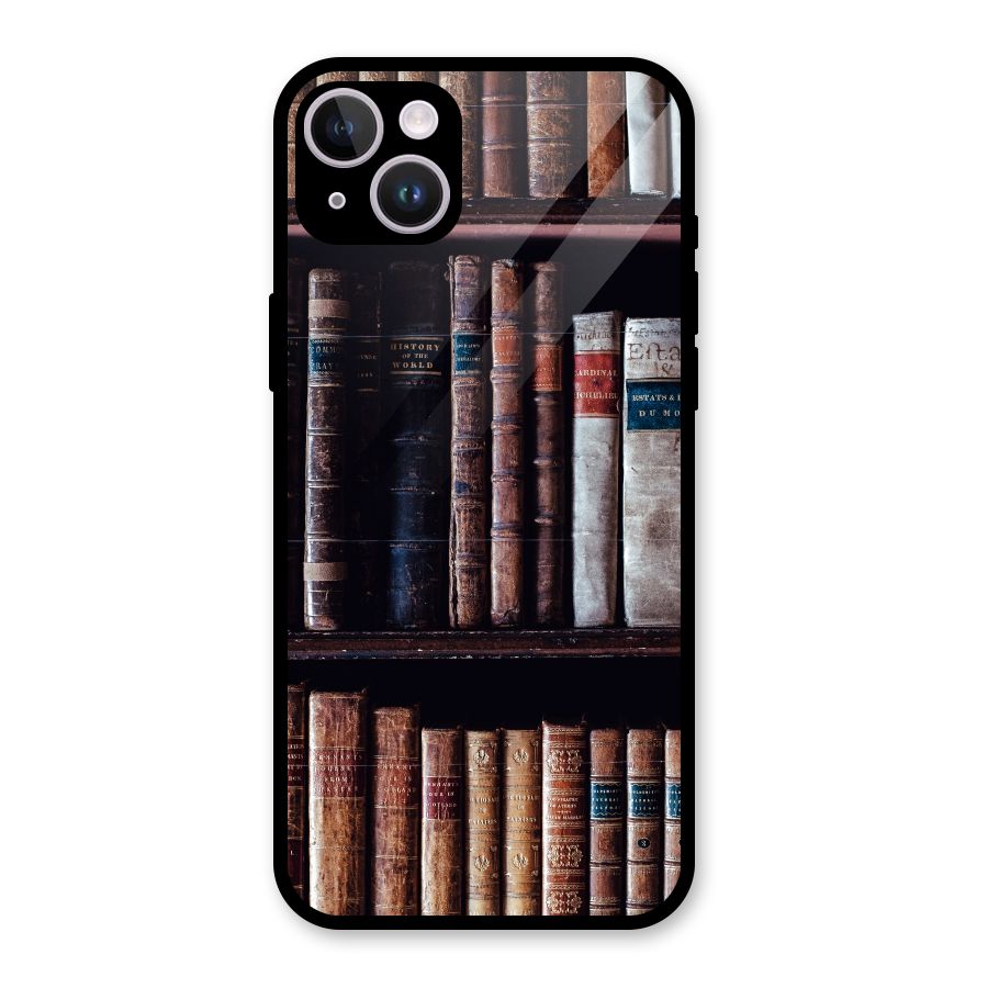 Library Love Glass Back Case for iPhone 14 Plus