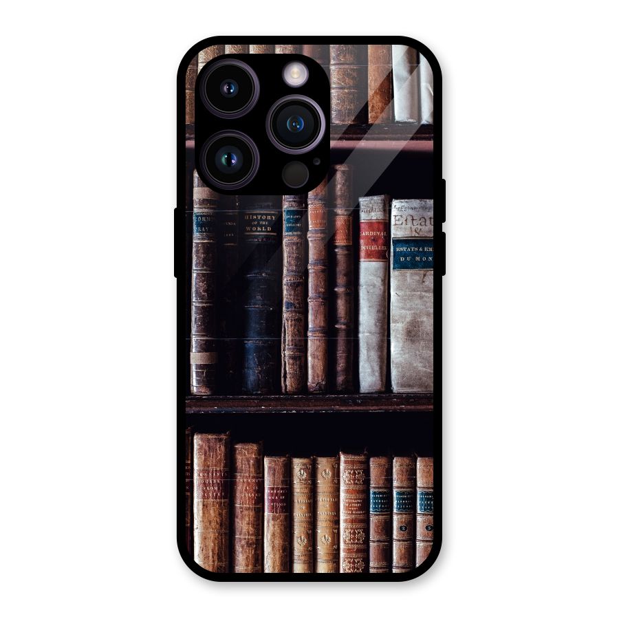 Library Love Glass Back Case for iPhone 14 Pro