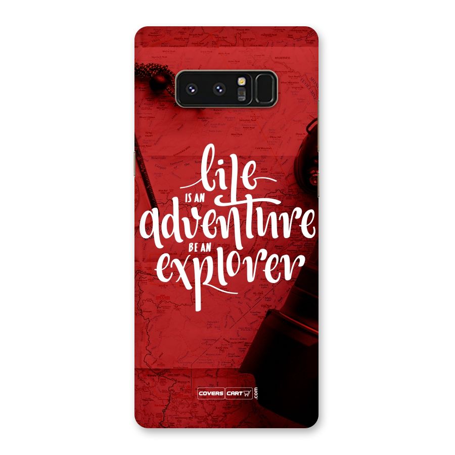 Life Adventure Explorer Back Case for Galaxy Note 8