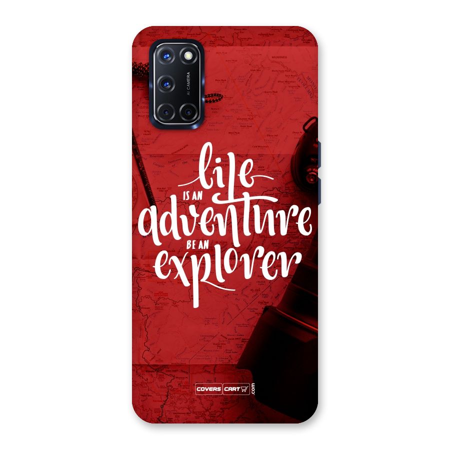 Life Adventure Explorer Back Case for Oppo A52