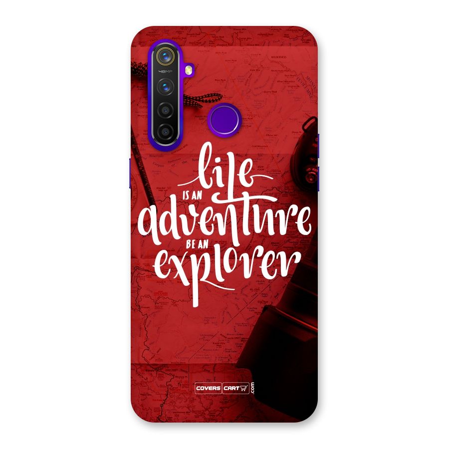Life Adventure Explorer Back Case for Realme 5 Pro
