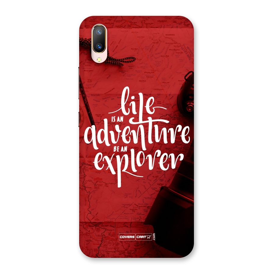 Life Adventure Explorer Back Case for Vivo V11 Pro