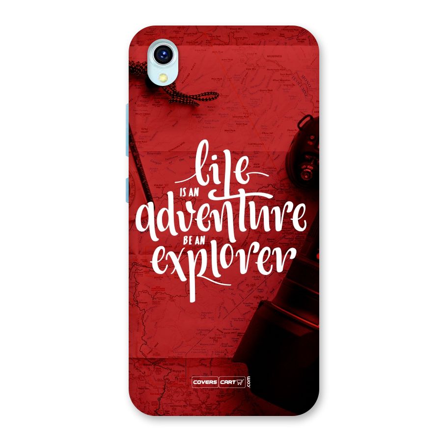 Life Adventure Explorer Back Case for Vivo Y1s