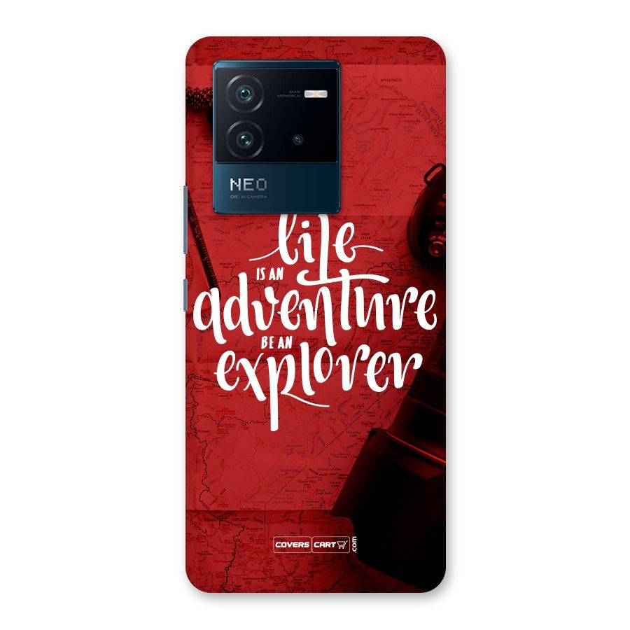 Life Adventure Explorer Back Case for Vivo iQOO Neo 6 5G