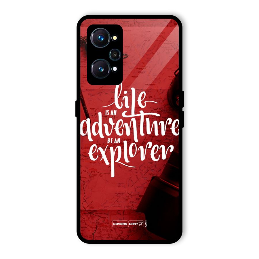 Life Adventure Explorer Glass Back Case for Realme GT 2