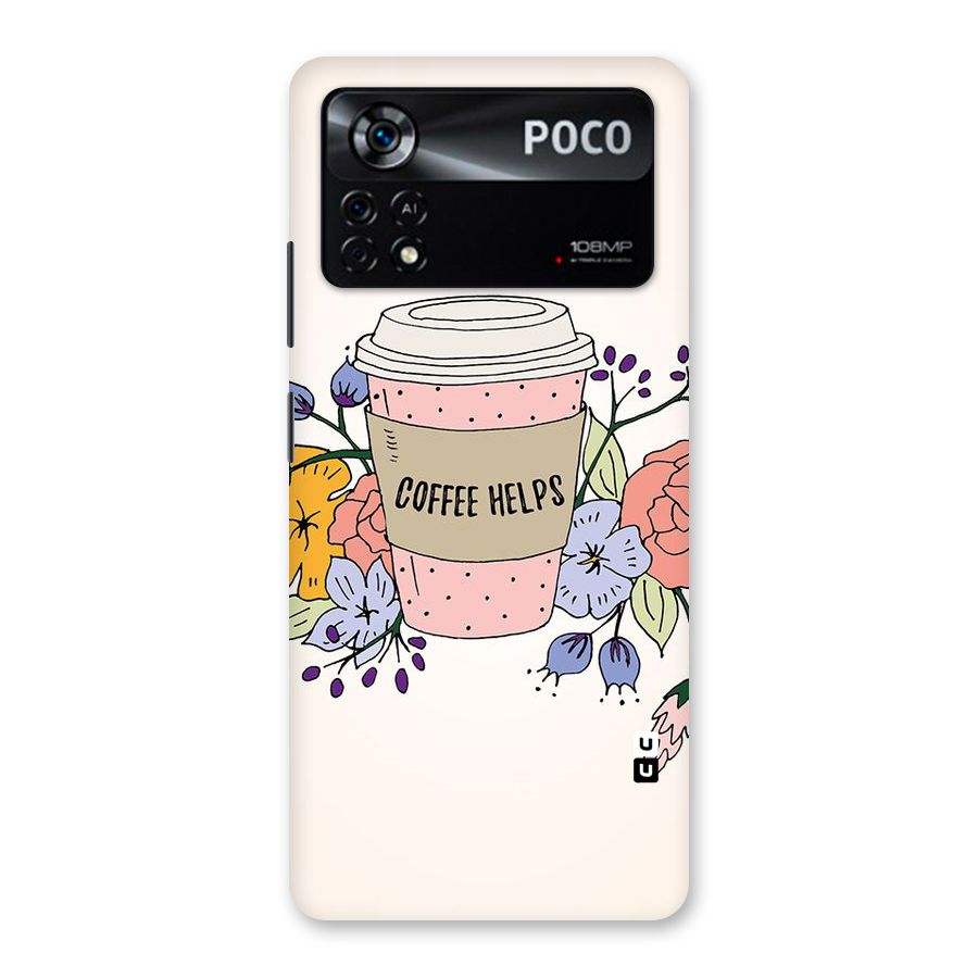 Life Happens Back Case for Poco X4 Pro 5G