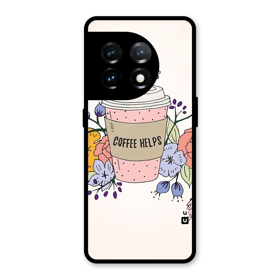 Life Happens Glass Back Case for OnePlus 11