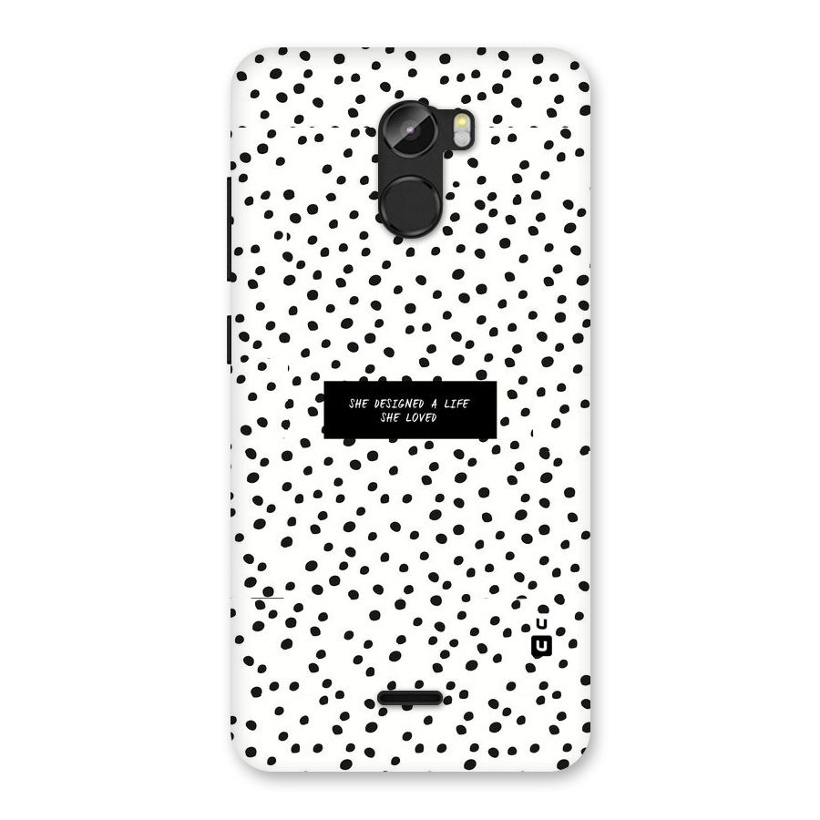 Life Loved Back Case for Gionee X1