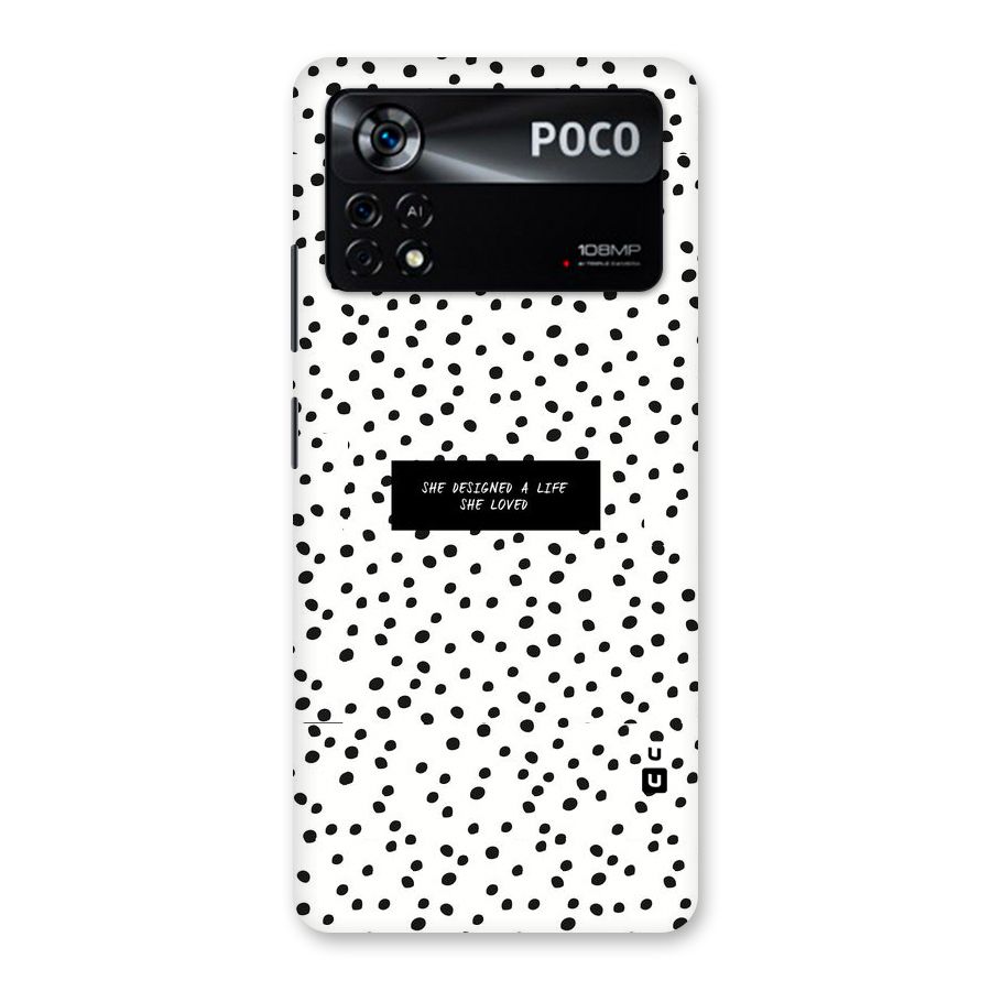 Life Loved Back Case for Poco X4 Pro 5G