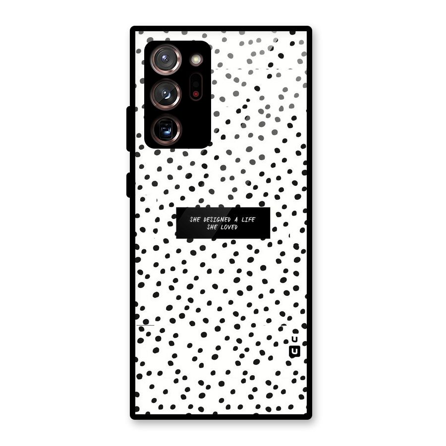 Life Loved Glass Back Case for Galaxy Note 20 Ultra 5G