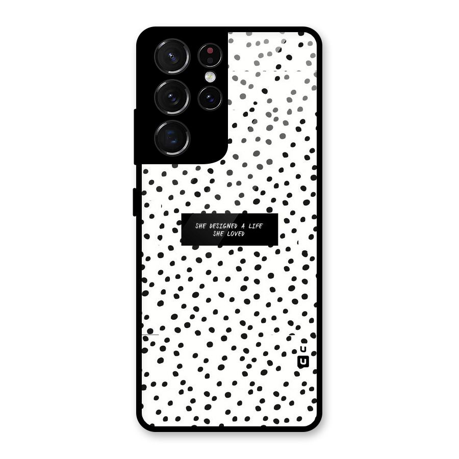 Life Loved Glass Back Case for Galaxy S21 Ultra 5G