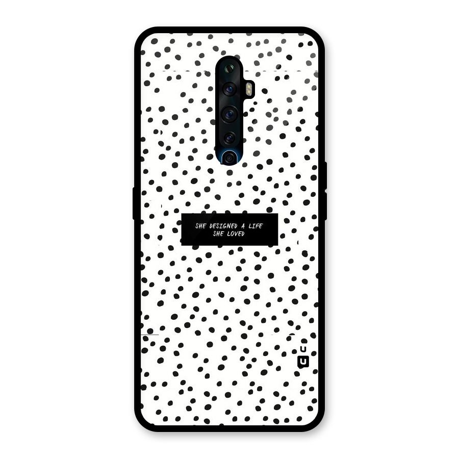 Life Loved Glass Back Case for Oppo Reno2 Z