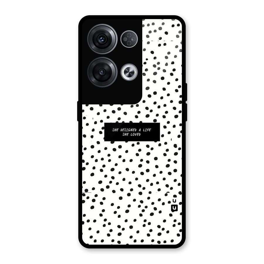 Life Loved Glass Back Case for Oppo Reno8 Pro 5G
