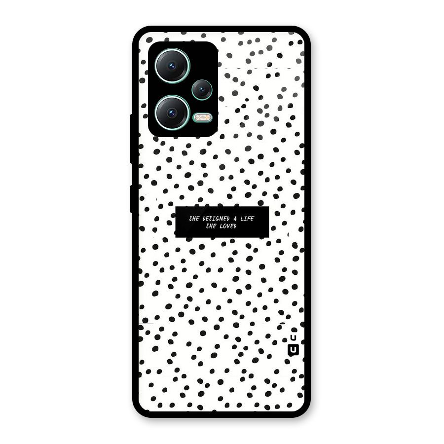 Life Loved Glass Back Case for Redmi Note 12 5G