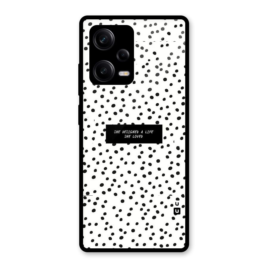 Life Loved Glass Back Case for Redmi Note 12 Pro