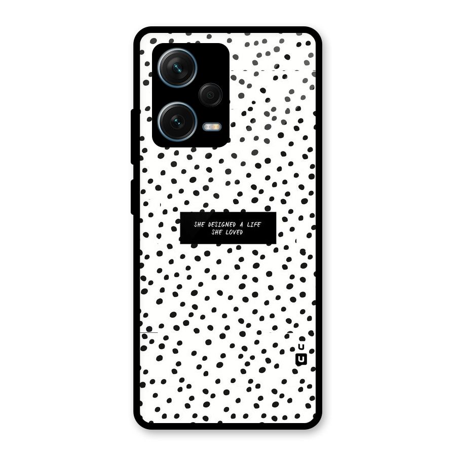 Life Loved Glass Back Case for Redmi Note 12 Pro Plus 5G