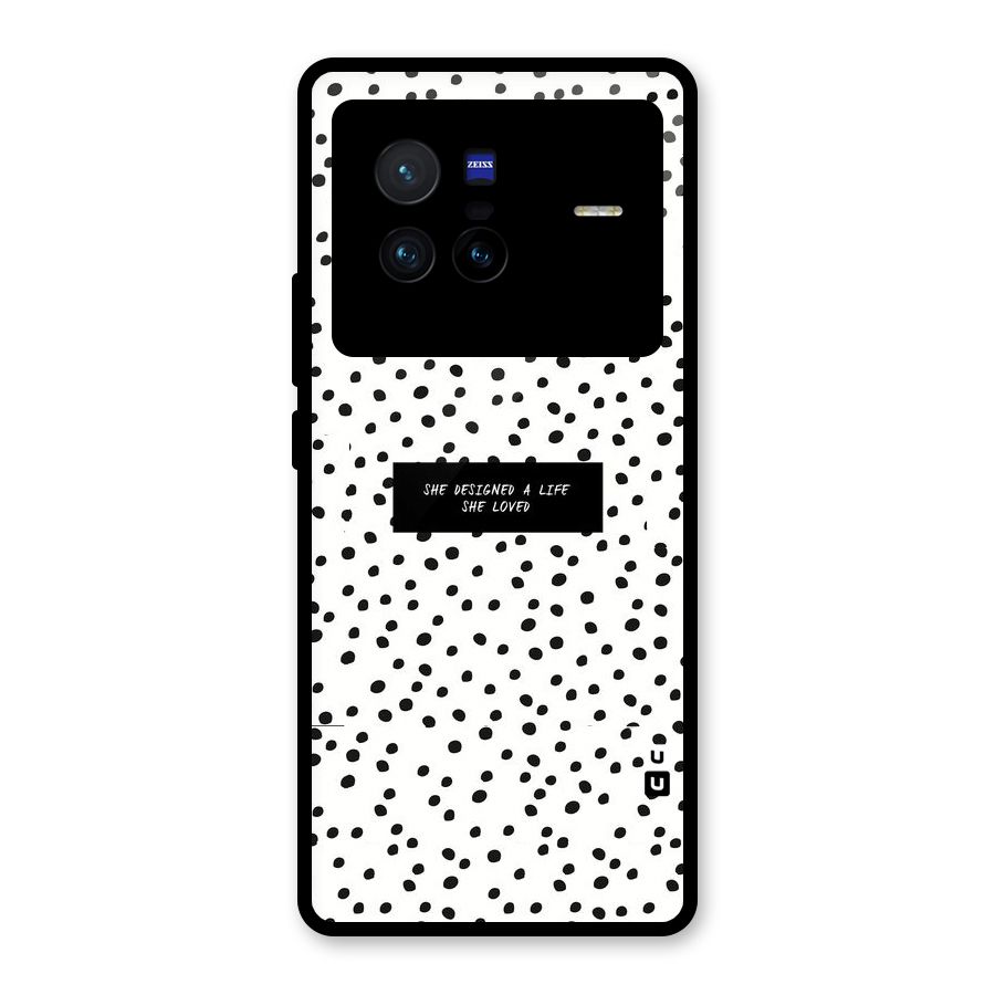 Life Loved Glass Back Case for Vivo X80