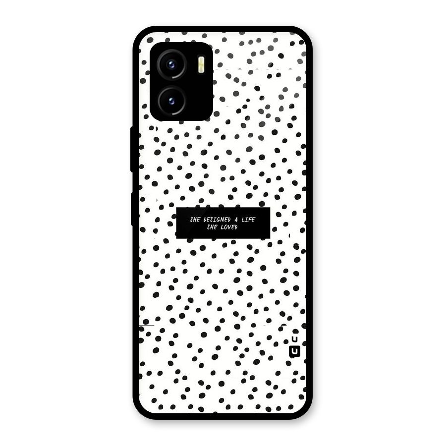 Life Loved Glass Back Case for Vivo Y15s