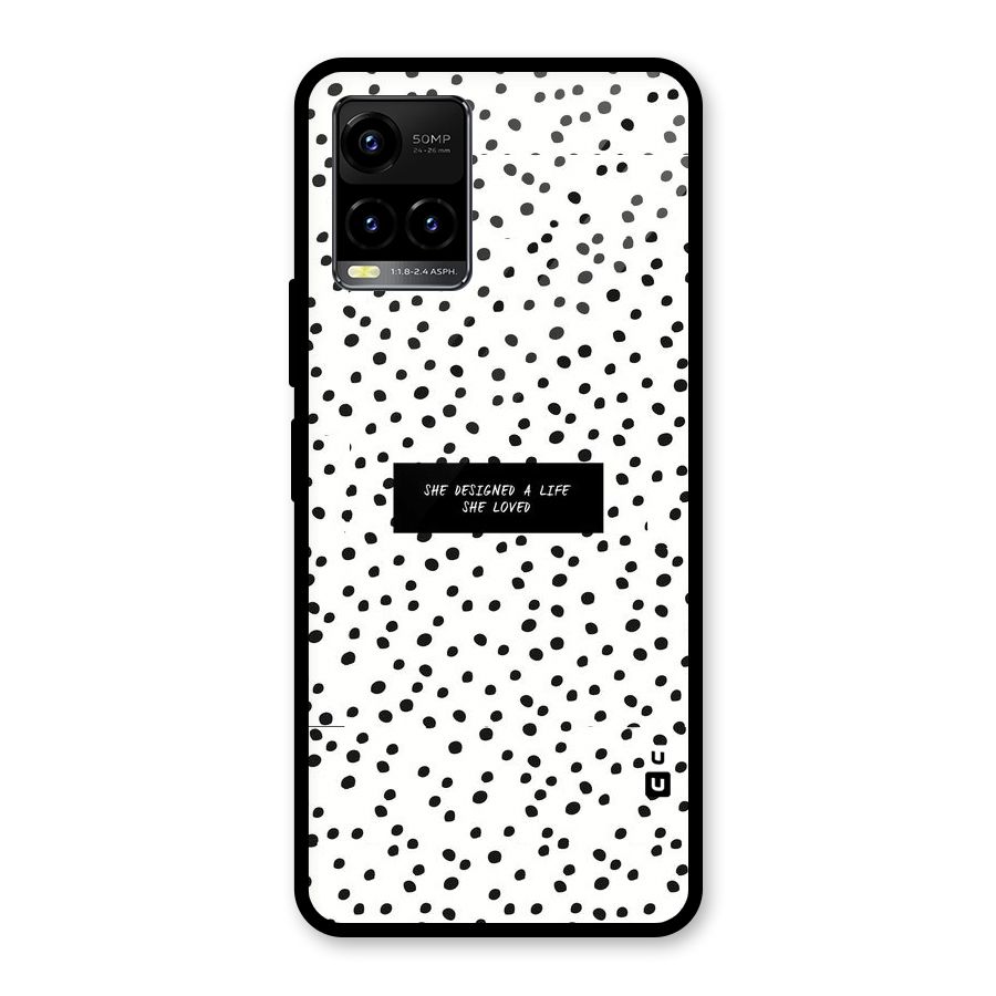 Life Loved Glass Back Case for Vivo Y21T