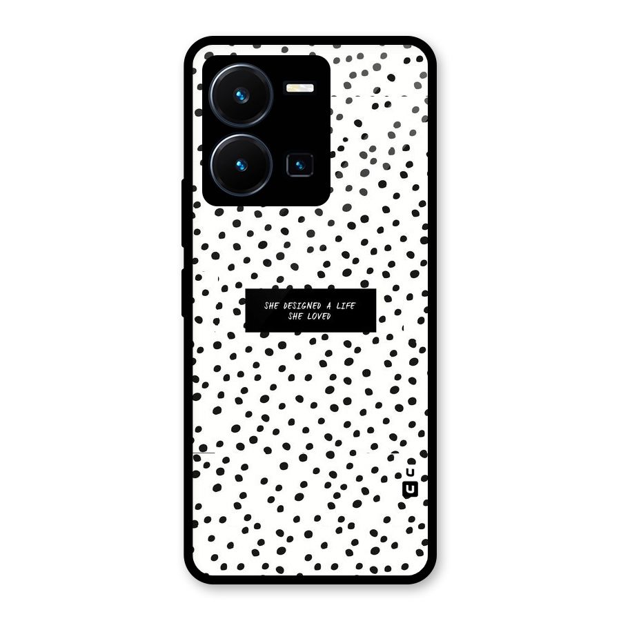Life Loved Glass Back Case for Vivo Y35