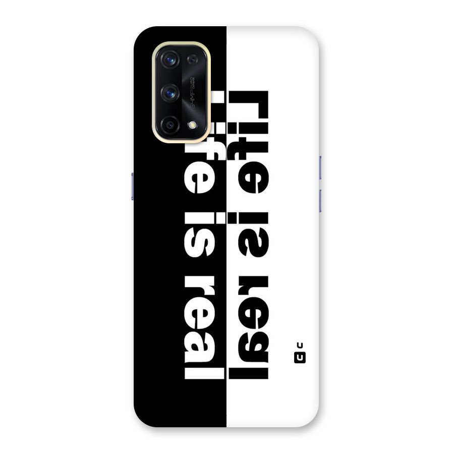 Life Reality Glass Back Case for Realme X7 Pro