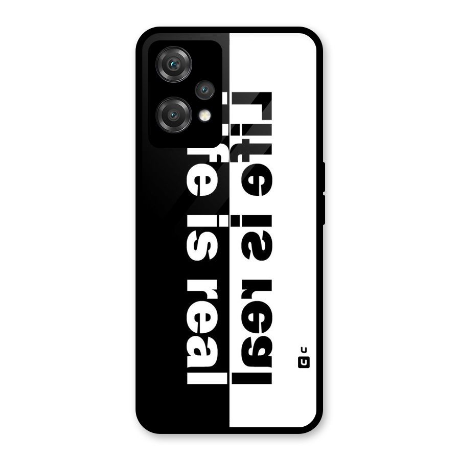 Life Reality Glass Back Case for OnePlus Nord CE 2 Lite 5G