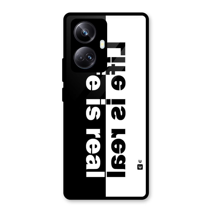 Life Reality Glass Back Case for Realme 10 Pro Plus