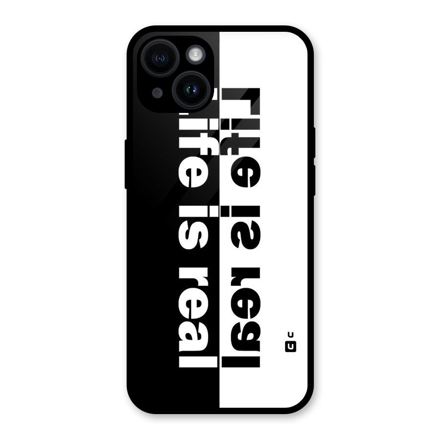 Life Reality Glass Back Case for iPhone 14