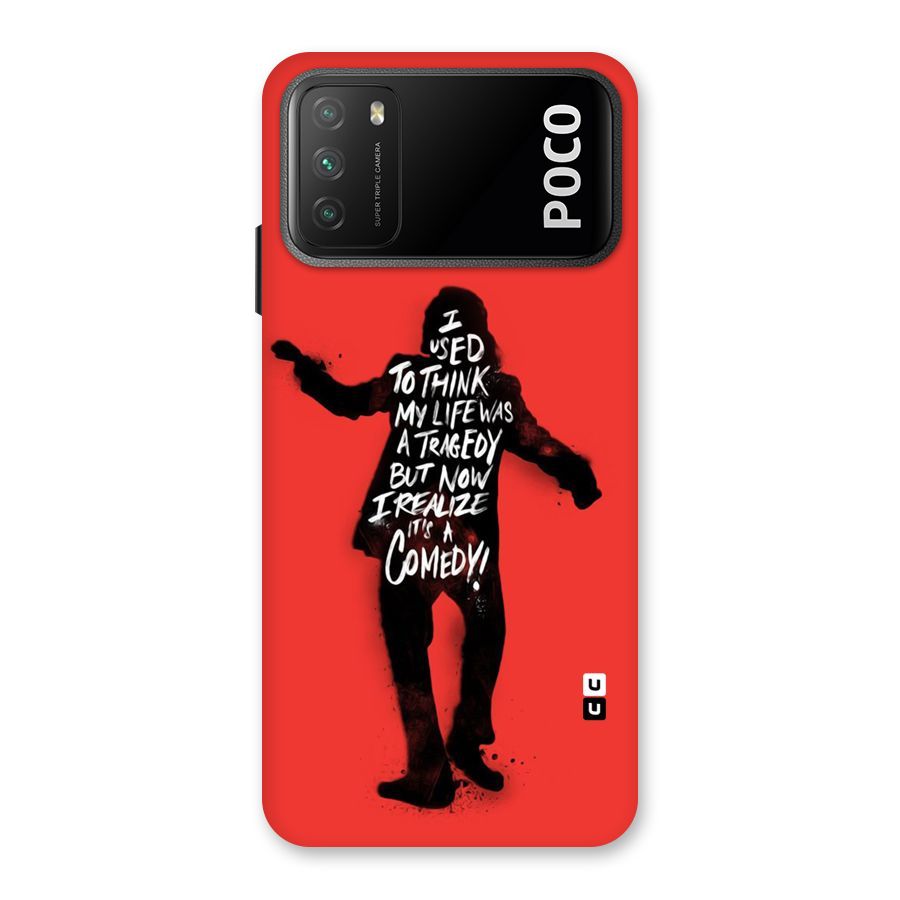 Life Tragedy Comedy Back Case for Poco M3
