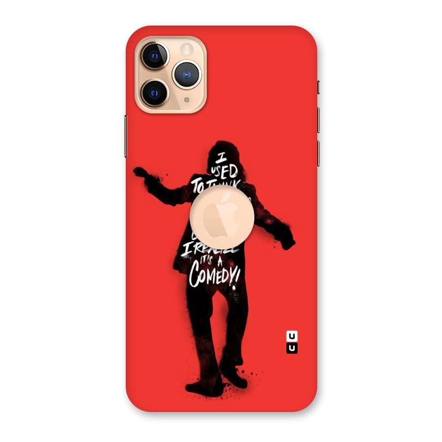 Life Tragedy Comedy Back Case for iPhone 11 Pro Max Logo Cut