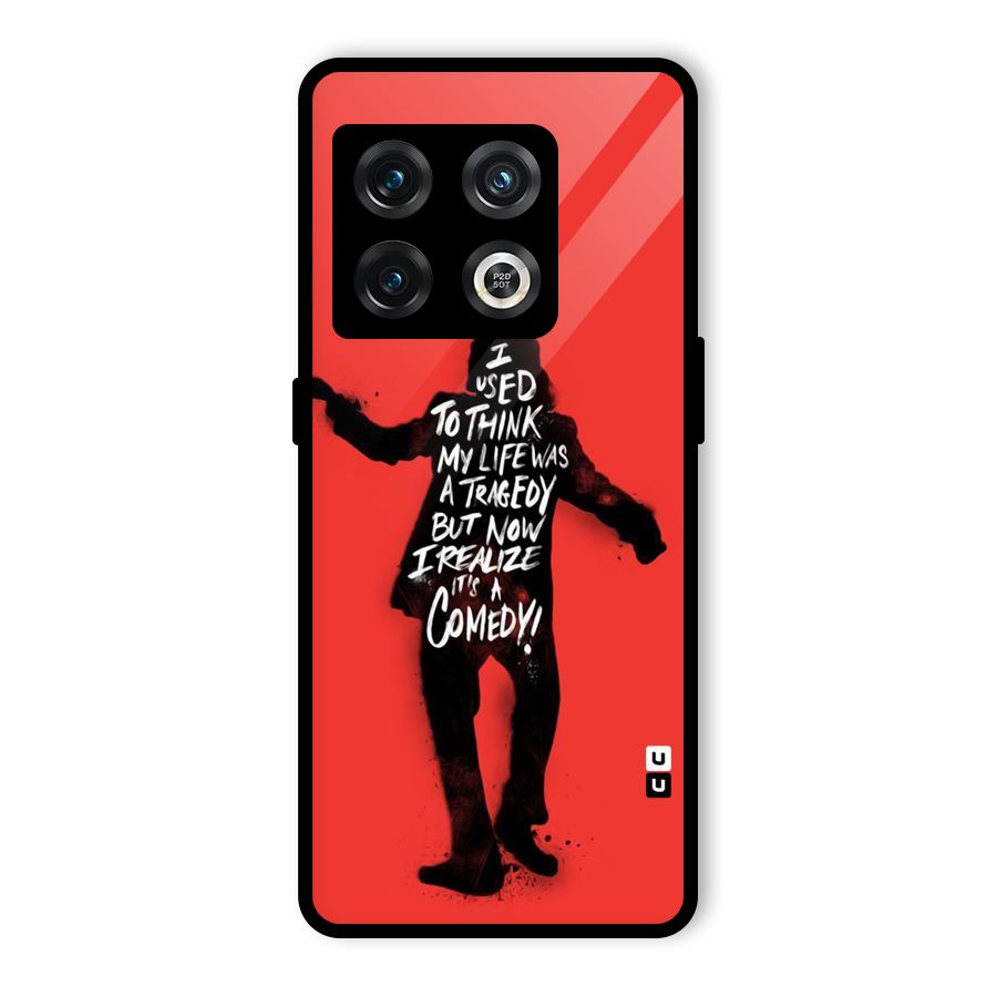 Life Tragedy Comedy Glass Back Case for OnePlus 10 Pro 5G