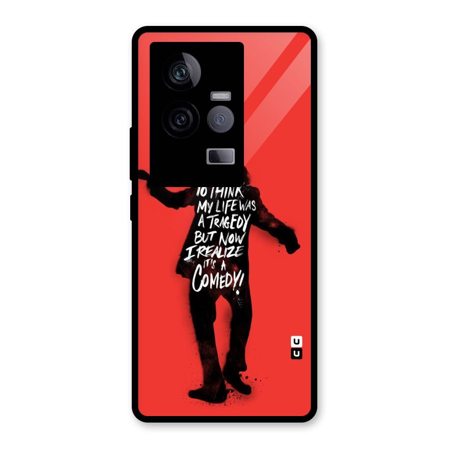 Life Tragedy Comedy Glass Back Case for Vivo iQOO 11 5G