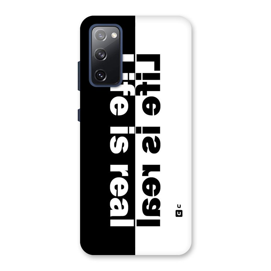 Life is Real Simple Back Case for Galaxy S20 FE