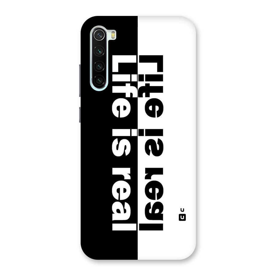 Life is Real Simple Back Case for Redmi Note 8