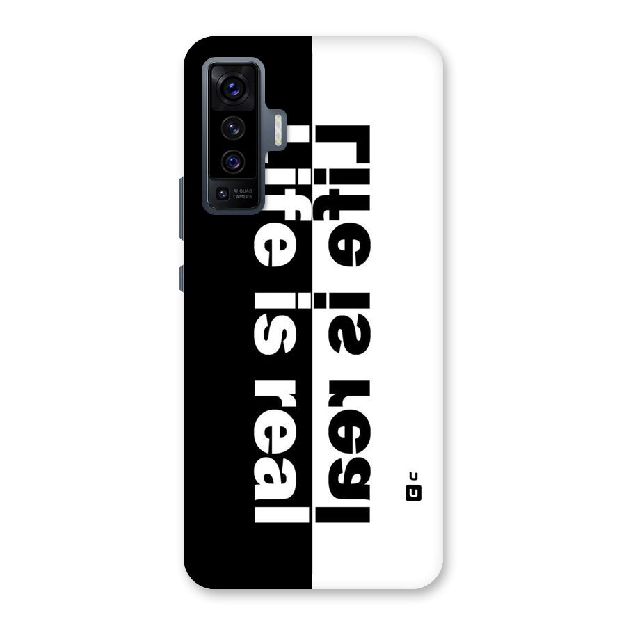 Life is Real Simple Back Case for Vivo X50