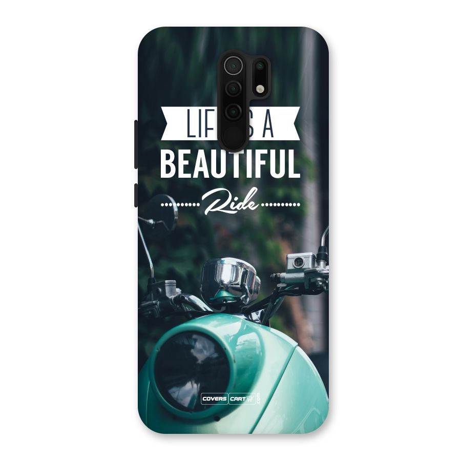 Life is a Beautiful Ride Back Case for Redmi 9 Prime