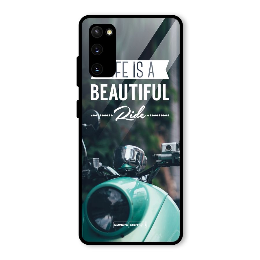 Life is a Beautiful Ride Glass Back Case for Galaxy S20 FE 5G