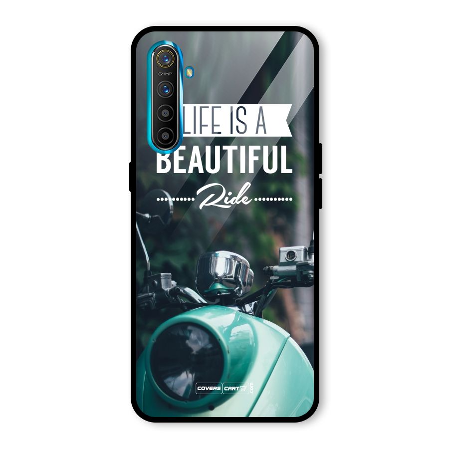 Life is a Beautiful Ride Glass Back Case for Realme X2