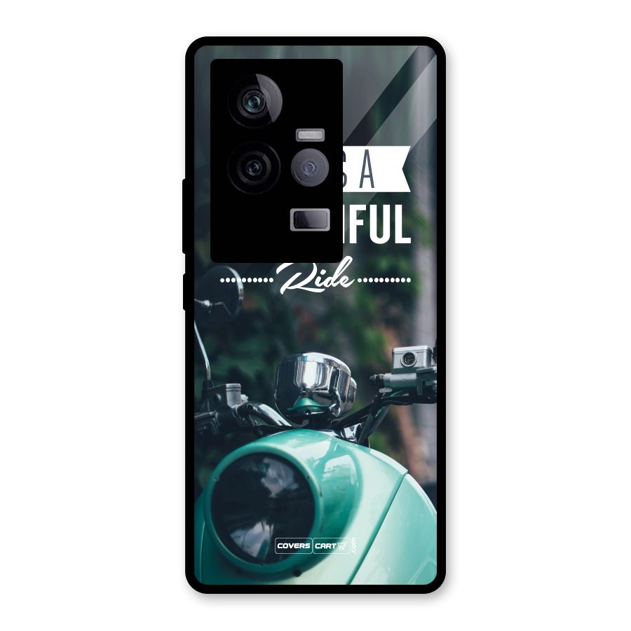 Life is a Beautiful Ride Glass Back Case for Vivo iQOO 11 5G