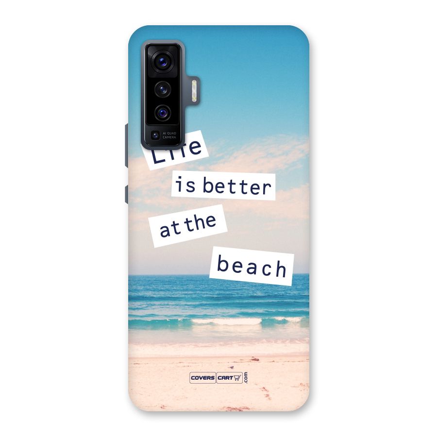 Life is better at the Beach Back Case for Vivo X50