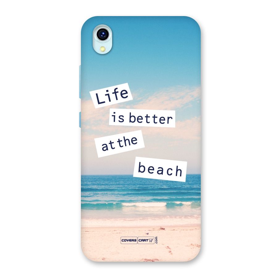 Life is better at the Beach Back Case for Vivo Y1s