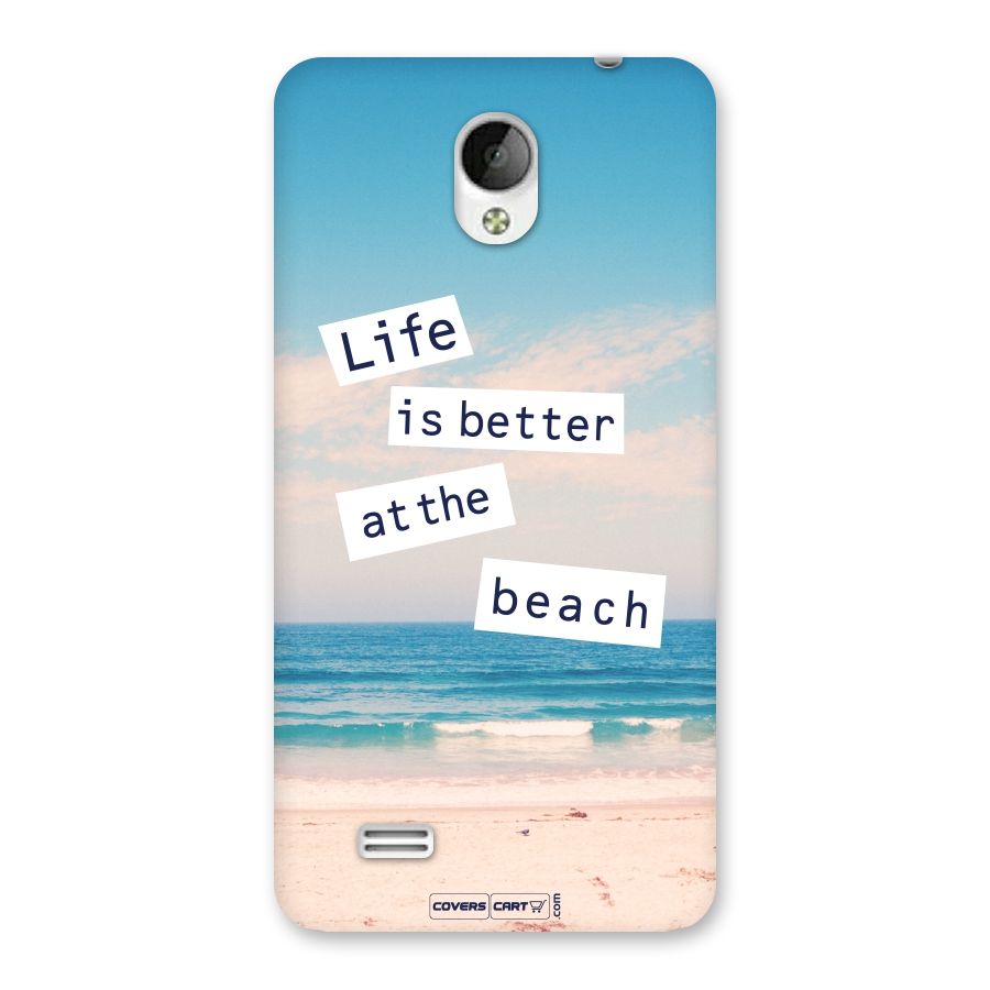 Life is better at the Beach Back Case for Vivo Y21