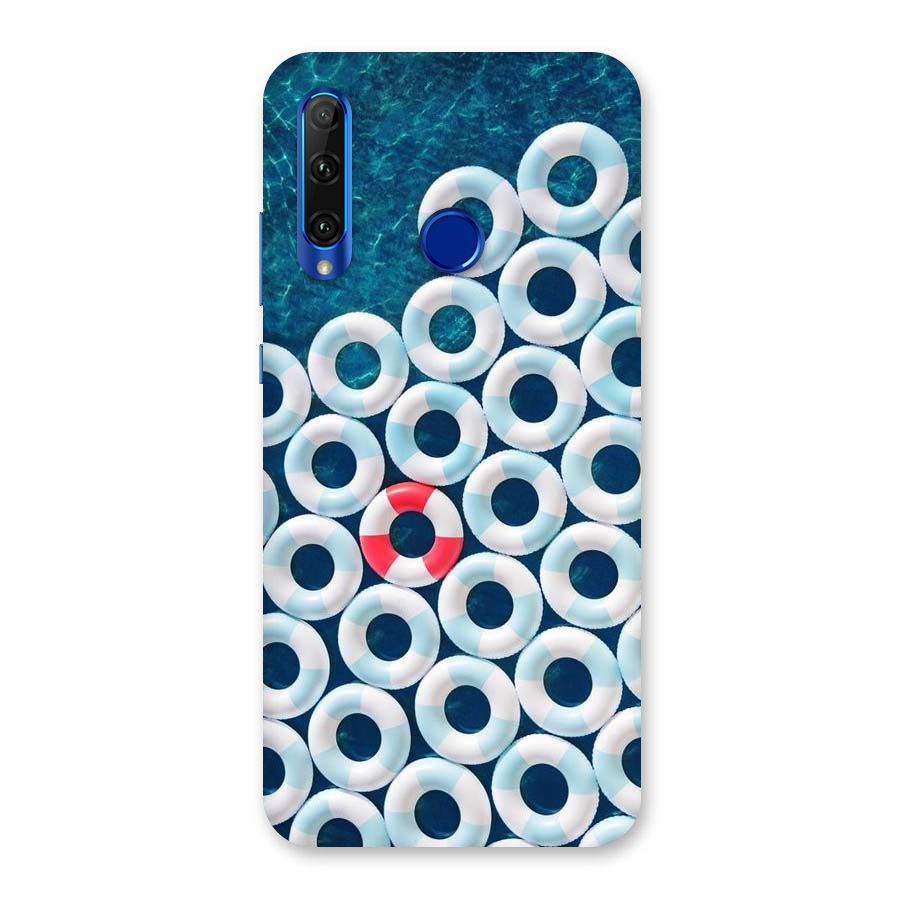 Light Blue Allure Back Case for Honor 20i