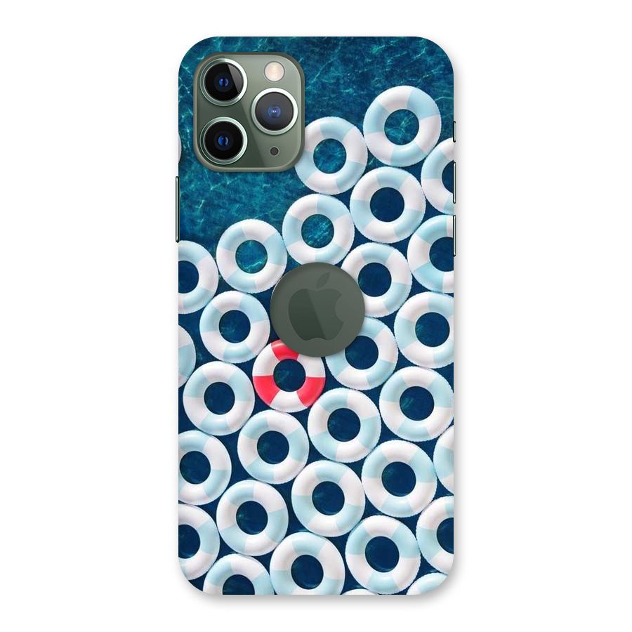 Light Blue Allure Back Case for iPhone 11 Pro Logo  Cut