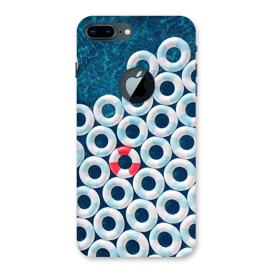 Light Blue Allure Back Case for iPhone 7 Plus Logo Cut