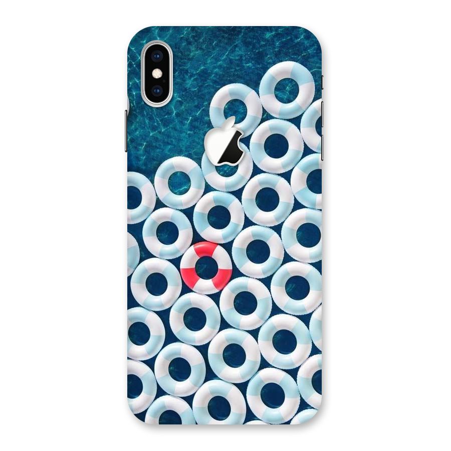 Light Blue Allure Back Case for iPhone XS Max Apple Cut