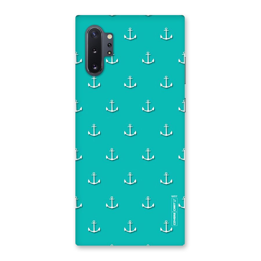 Light Blue Anchor Back Case for Galaxy Note 10 Plus